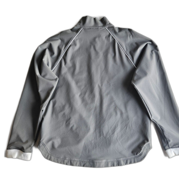 Flylow Performance Quick Dry Jacket (Men's XL) Gray Golf Logo Full Zip - Picture 4 of 12